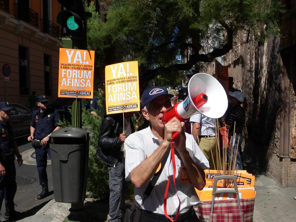 Éxito de la manifestacion de Forum-Afinsa exigiendo soluciones tras 8 años de movilizaciones