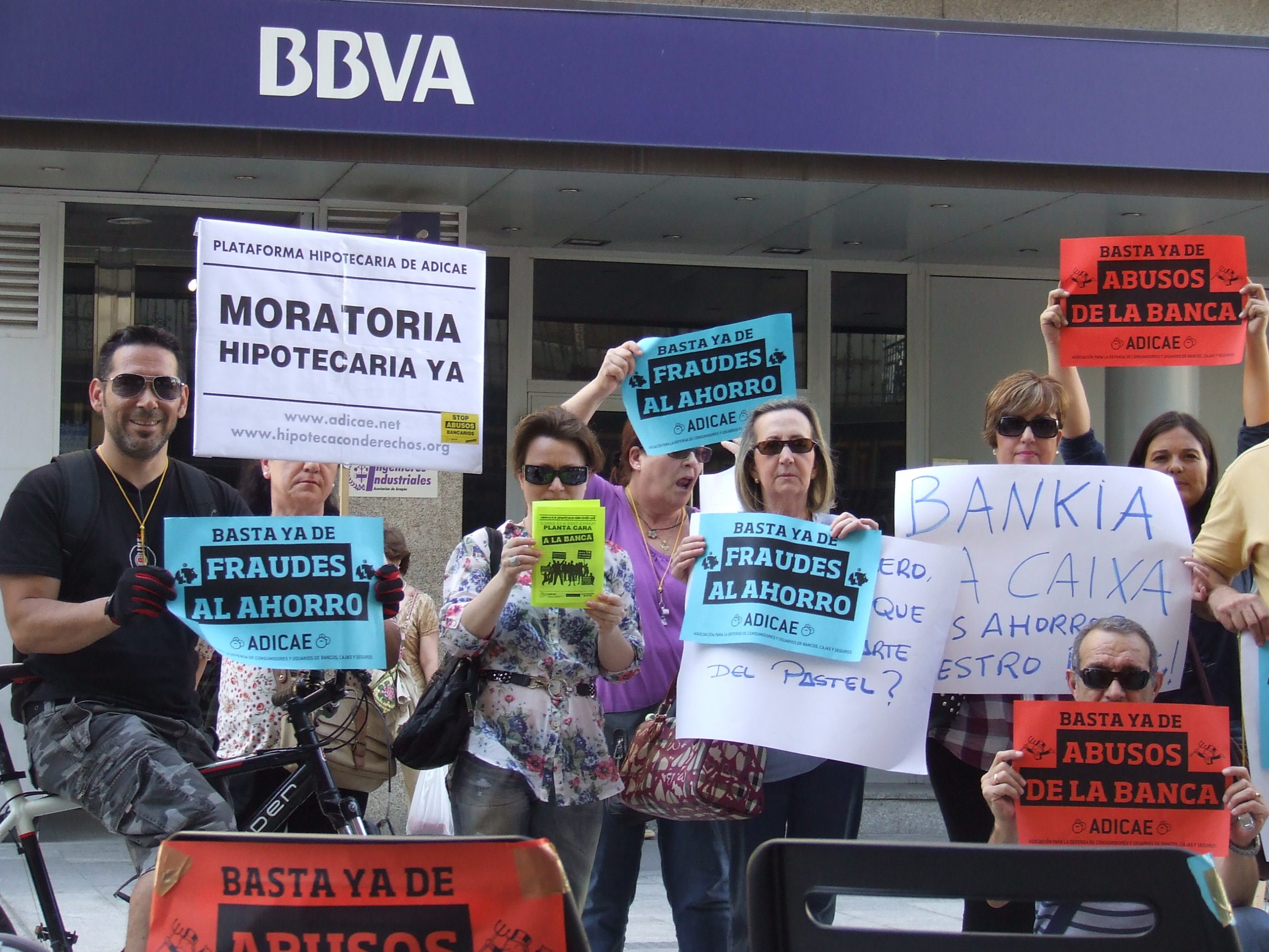 ADICAE reclama a BBVA la devolución del dinero cobrado en exceso con las cláusulas suelo